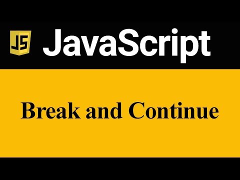 Break and Continue in JavaScript Hindi