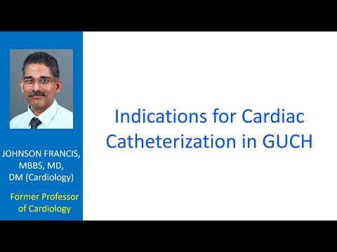 Indications for Cardiac Catheterisation in GUCH