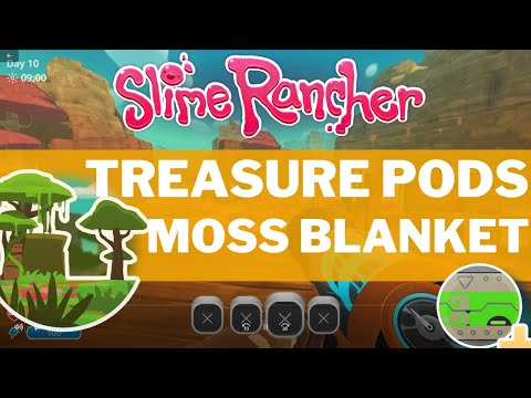 Slime Rancher - All Treasure Pods in Moss Blanket
