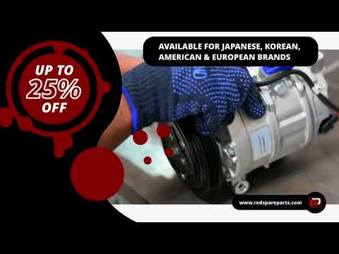 Get up to 25% off on AC Compressors for Japanese, Korean, American & European car brands