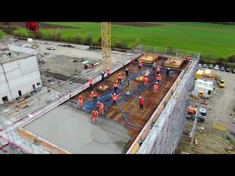 Aregger AG - Neubau Firmensitz - Rohbau abgeschlossen