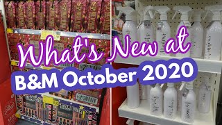 WHAT'S NEW AT B&M OCTOBER 2020