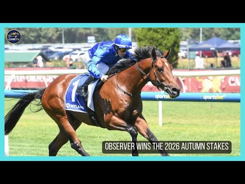 OBSERVER wins the 2026 Autumn Stakes (G2)