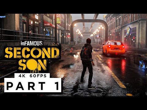INFAMOUS SECOND SON PS5 Walkthrough Gameplay Part 1 - (4K 60FPS)