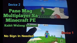 Pano Mag Multiplayer Sa Minecraft Kahit Walang Internet (Working On The Latest Version)