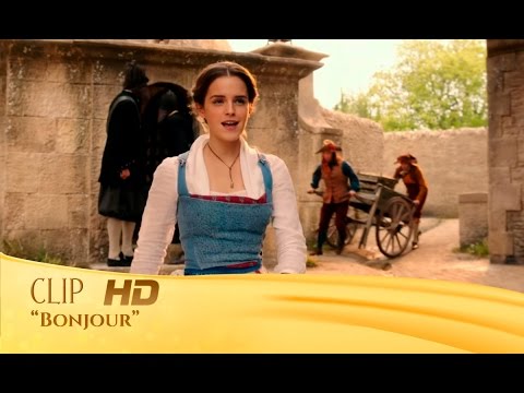 La Bella y la Bestia | Escena: 'Bonjour' en espa&ntilde;ol | HD