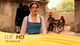 La Bella y la Bestia | Escena: 'Bonjour' en español | HD