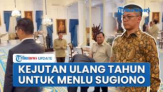 Momen Prabowo Beri Kejutan Ulang Tahun ke Menlu Sugiono di Istana, Ikut Nyanyi dan Tepuk Tangan