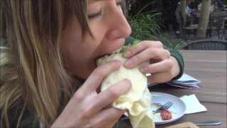 Eating lunch at Salad Concept - a vegetarian friendly restaurant in Chiang Mai, Thailand