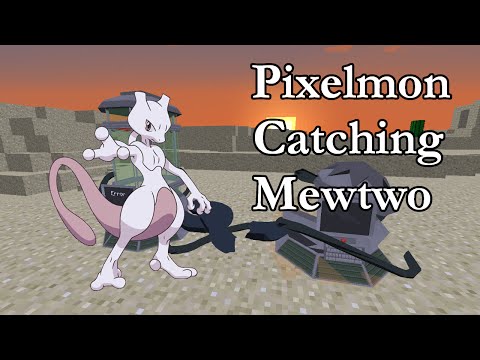 Pixelmon Catching Mewtwo | Capturing Mewtwo in Pixelmon