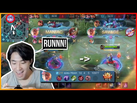 Gosu Hoon on Natan = Savage | MLBB