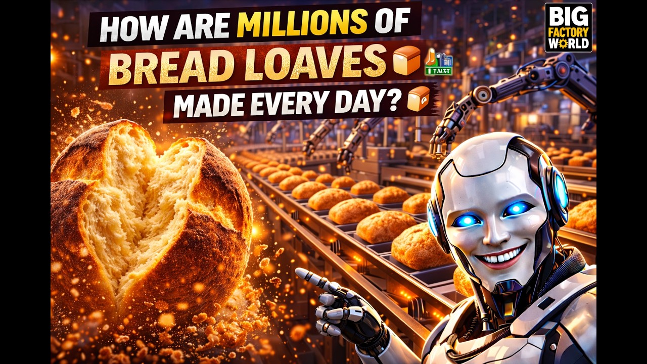 How Are Millions of Bread Loaves Made Every Day? 🍞🏭