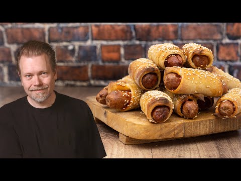 Delicious sourdough pigs in blankets recipe | Foodgeek Baking