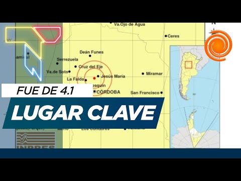 Fuerte TEMBLOR en Córdoba: el epicentro se ubicó al norte de la capital