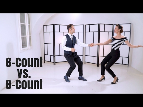 Lindy Hop - how to distinguish between 6-count and 8-count