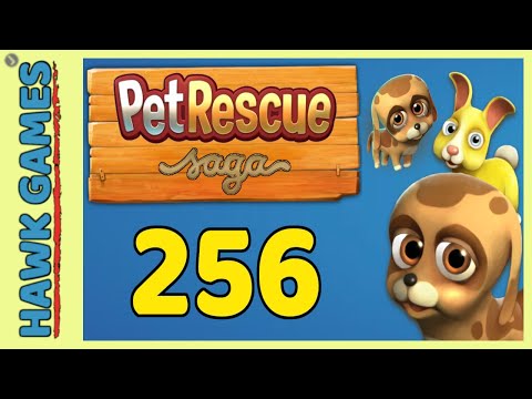 Pet Rescue Saga Level 256 - 3 Stars Walkthrough, No Boosters