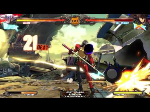 GUILTY GEAR Xrd -REVELATOR- Venom BRO combo