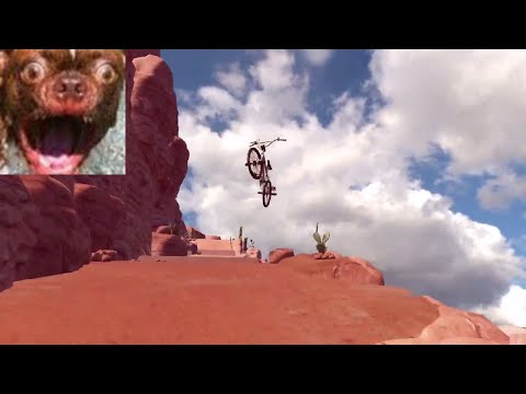 (bmx2) bottoms up reverse triple barspin!