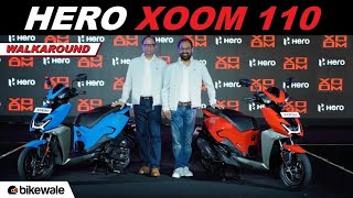 Hero Xoom 110 Walkaround | Price, Features, Colours, Specs & More | BikeWale