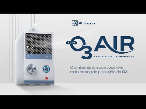 Sanitizador de ambientes com ozônio - O3Air  - Philozon