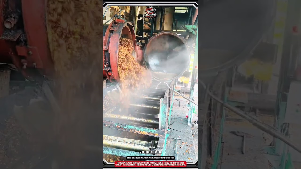 This Is What Drum Discharge Looks Like At Continuous Processing Load