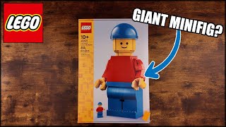 I Built a GIANT LEGO Minifigure - Up-Scaled LEGO Minifigure 40649 (2023) Review!