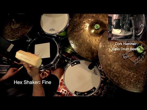 Creative Percussion "Hex Shakers & Cork Hammer Bass Drum Beater"