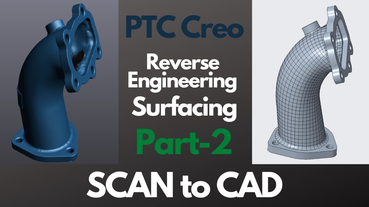 Reverse Engineering for beginners | PTC Creo Surface Modeling (Part-2)