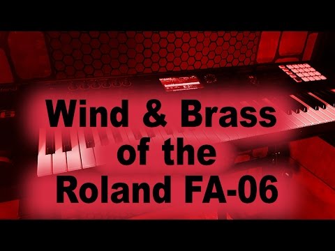 All the Wind & Brass tones / patches / sounds of the Roland FA-06 / FA-08 keyboard - 15 of 19