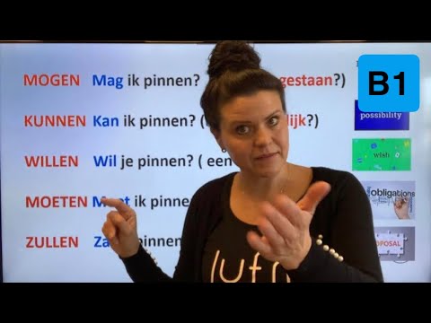 NT2 B1 Mag ik? Kan ik? Kunnen Mogen Moeten Willen Zullen😱modale werkwoorden #learndutch #modalverbs