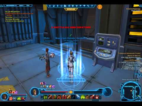 SWTOR Bounty Hunter Class Mission Nar Shaddaa Part 5 "Industrial Espionage"
