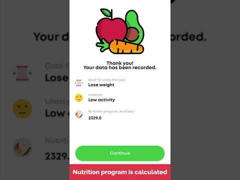 Calorie counter and Food scann Video