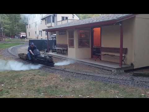 Me running Bill Dery's 4-6-2 at Boxford, MA