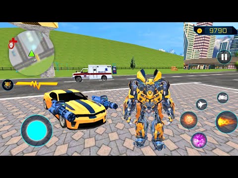 Robot Araba Oyunları #9 - Optimus Prime Multiple Transformation Jet Robot 2020 - Android Gameplay