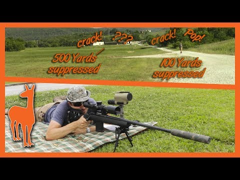 Downrange Silencer Sound Test! 6.5 Creedmoor Savage Model 10 GRS Rifle