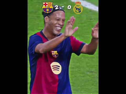 Barcelona Vs Real Madrid Legends🔥🥶