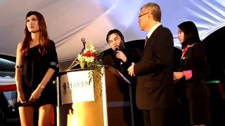 Supermodel Amber Chia Announces The Winning Slogans of The Haven "Name The Rock Contest" by emily2u