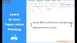 How to Decrease and Increase the Space between Lines in Ms-Word