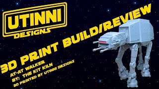 Assembling the AT AT Walker 3D model from KitKiln