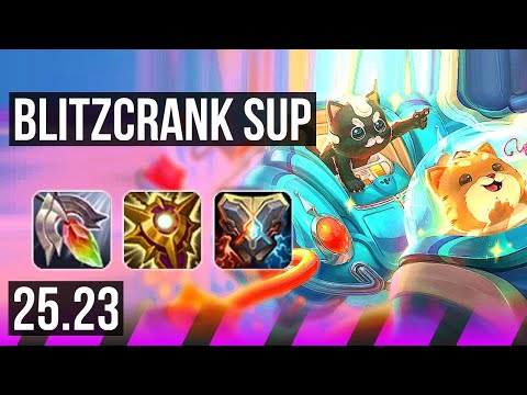 BLITZCRANK & Zeri vs PYKE & Draven (SUP) | KR Master | 25.23