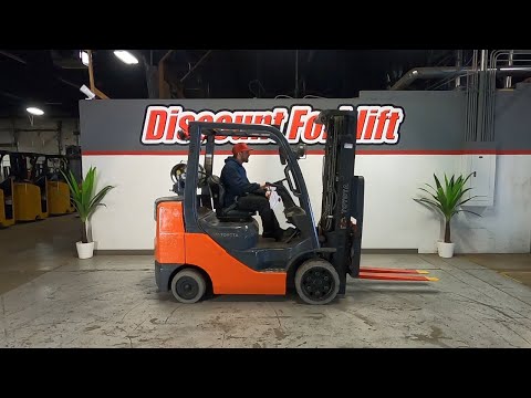 TOYOTA 8-Series 8FGCU30 6,000lb LP (Propane) #8213 - Forklift For Sale