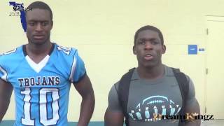 post game interview with DeShawn McNair and Jalen Ford