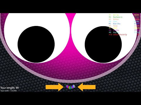 Slither.io A.I. 144,000+ Score Epic Slitherio Best Gameplay! #119