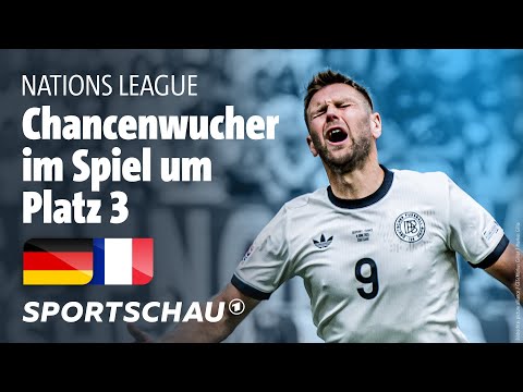 Deutschland - Frankreich Nations League Spiel um Platz 3 Highlights | Sportschau Fußball