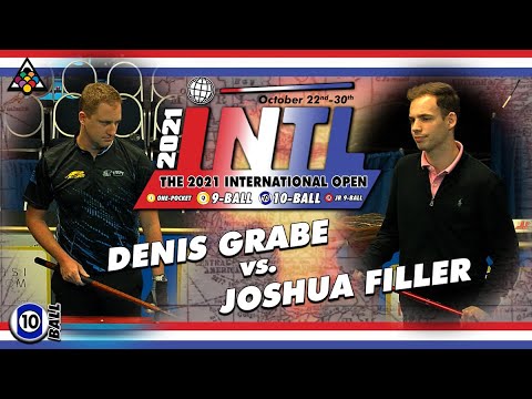 10-BALL: JOSHUA FILLER VS DENIS GRABE - 2021 INTERNATIONAL OPEN BIG FOOT CHALLENGE