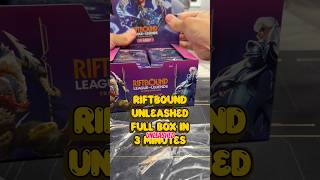 3 Minute Openings! Riftbound Unleashed Full Booster Box - Solid New League Of Legends TCG Set