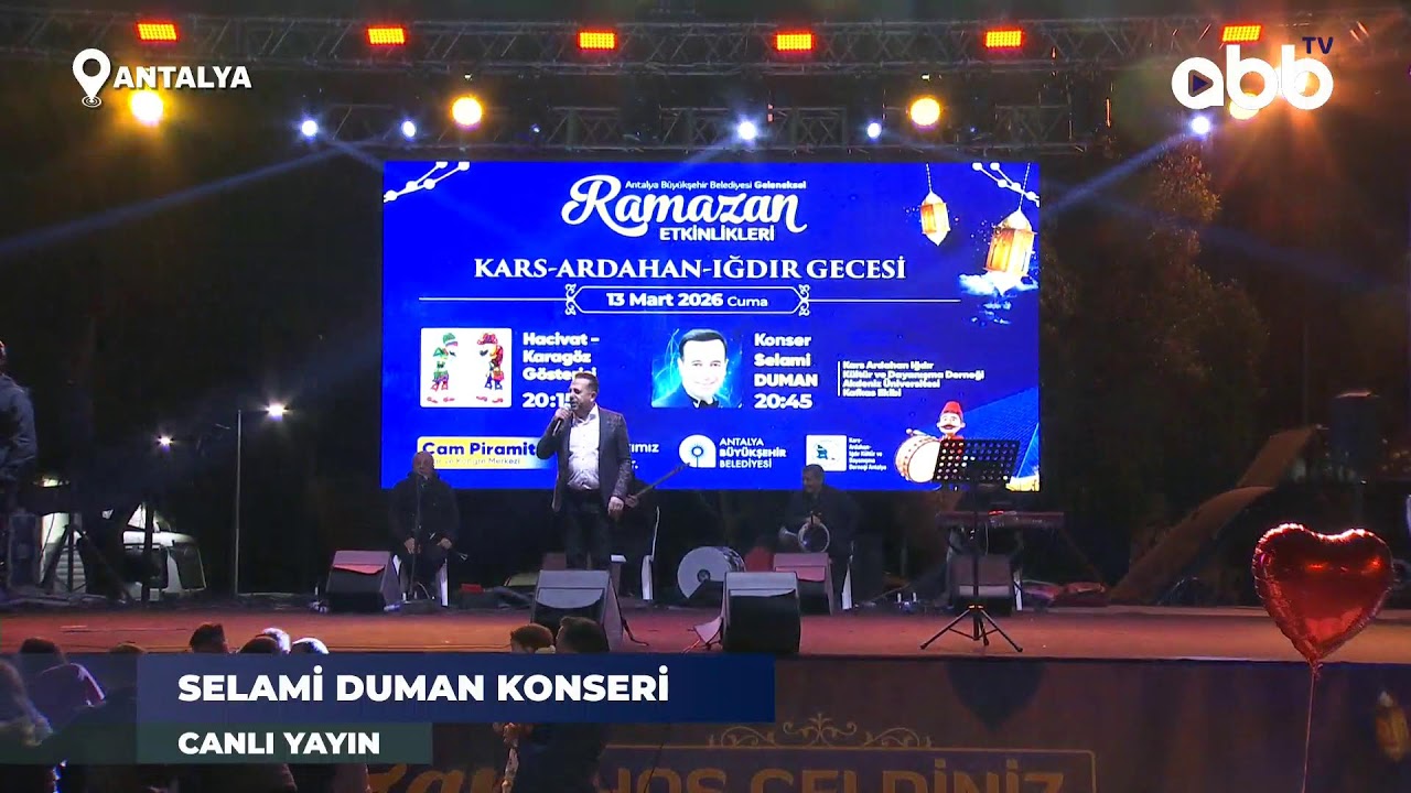 ANTALYA BÜYÜKŞEHİR BELEDİYESİ GELENEKSEL RAMAZAN ETKİNLİKLERİ | 13.03.2026