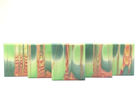 Oasis swirl Cold process soap