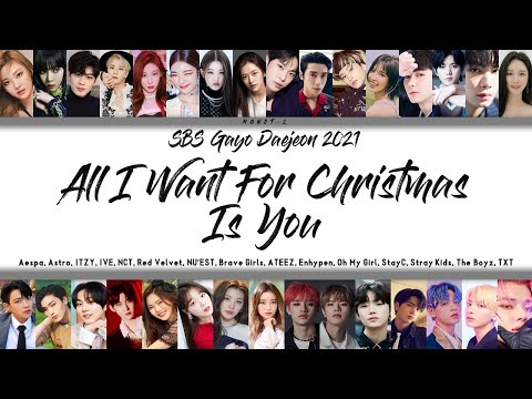 SBS Gayo Daejeon 2021 (가요대전 2021) - All I Want For Christmas Is You  (Color Coded Lyrics) | Monct-L