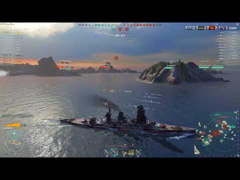World of Warships - Nagato - Kraken, 138K Damage, 2,200K Base XP